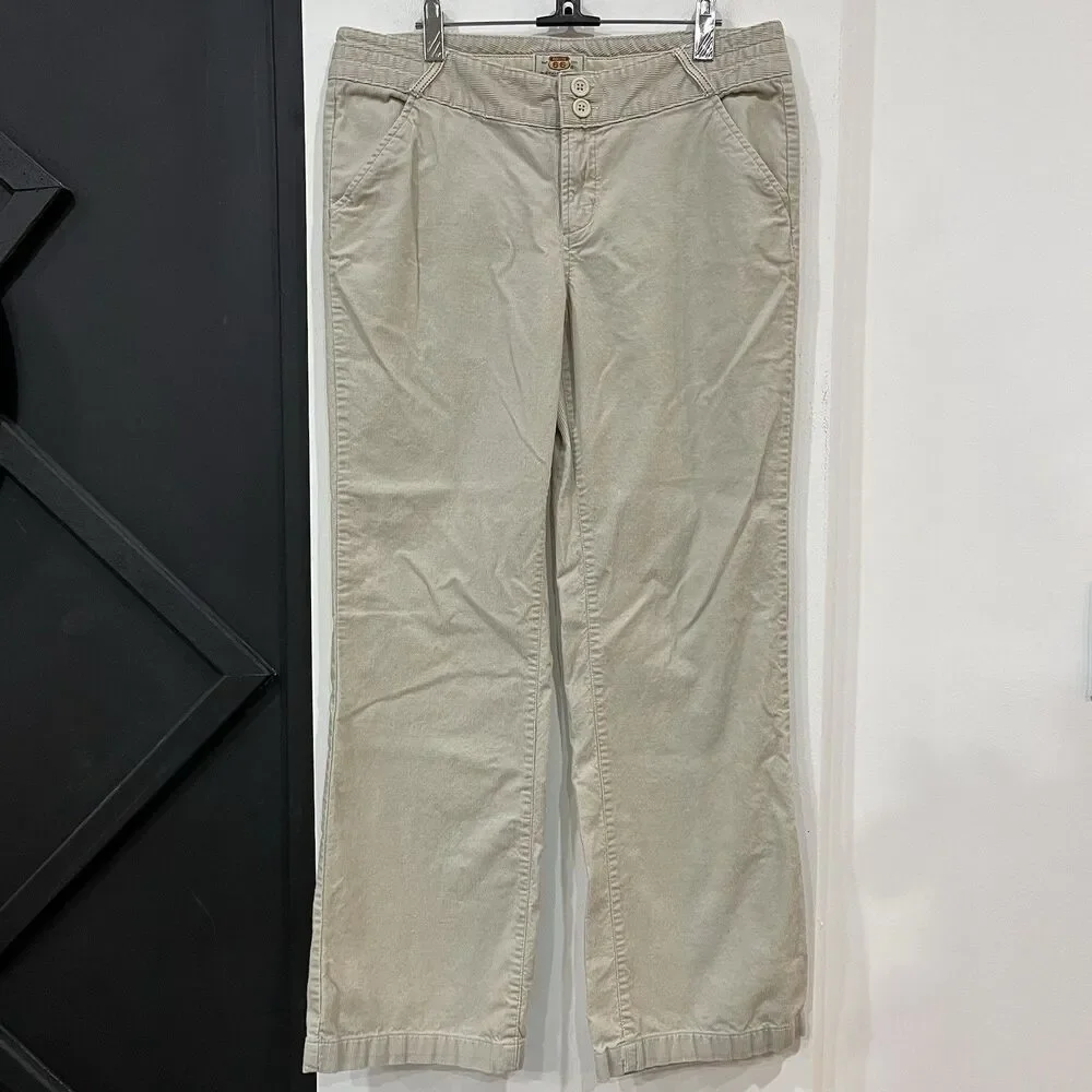 Route 66 Women’s Tan Corduroy Pants Size 8 Trousers Cotton