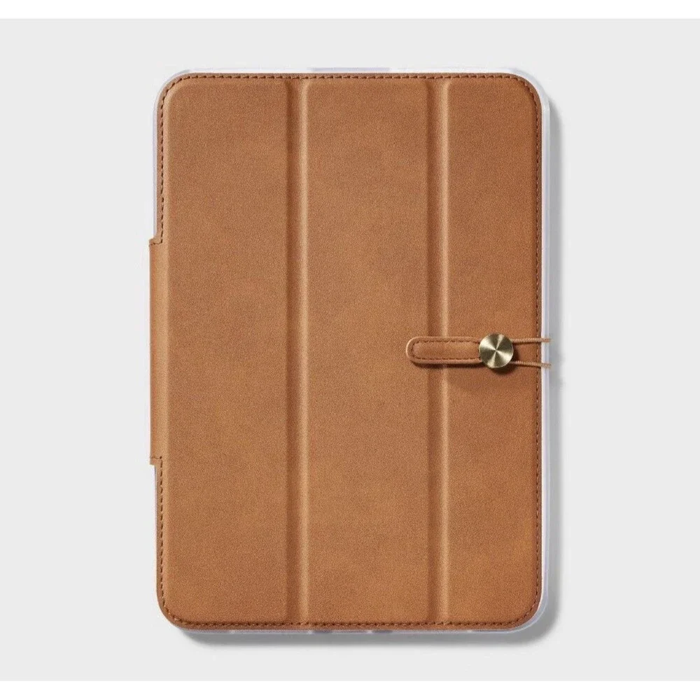 Apple iPad Mini Folio Faux Leather Case - heyday Brown RARE NEW