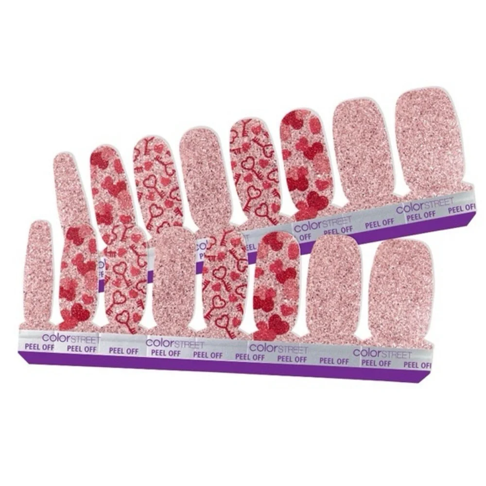 It’s a Keeper RETIRED Color Street Blush Glitter Nail Strips