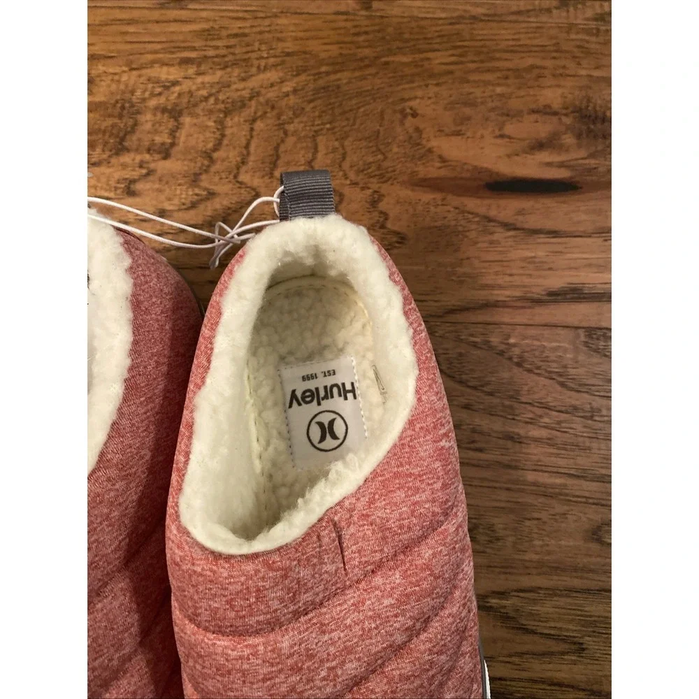 Hurley Arlo Puff Faux Fur Lined Sneakers - Women's Size 7