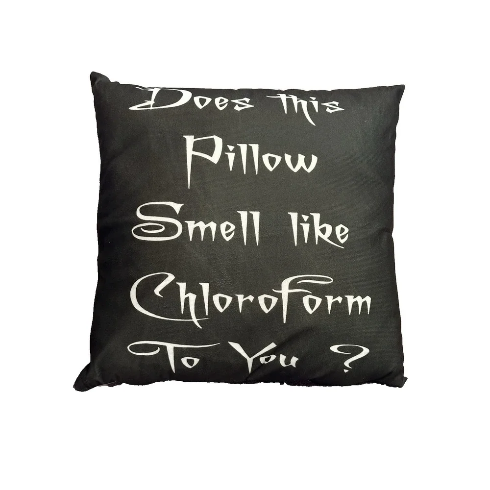 NEW novelty throw pillow 18x18 inches pillowcase & insert included horror crime