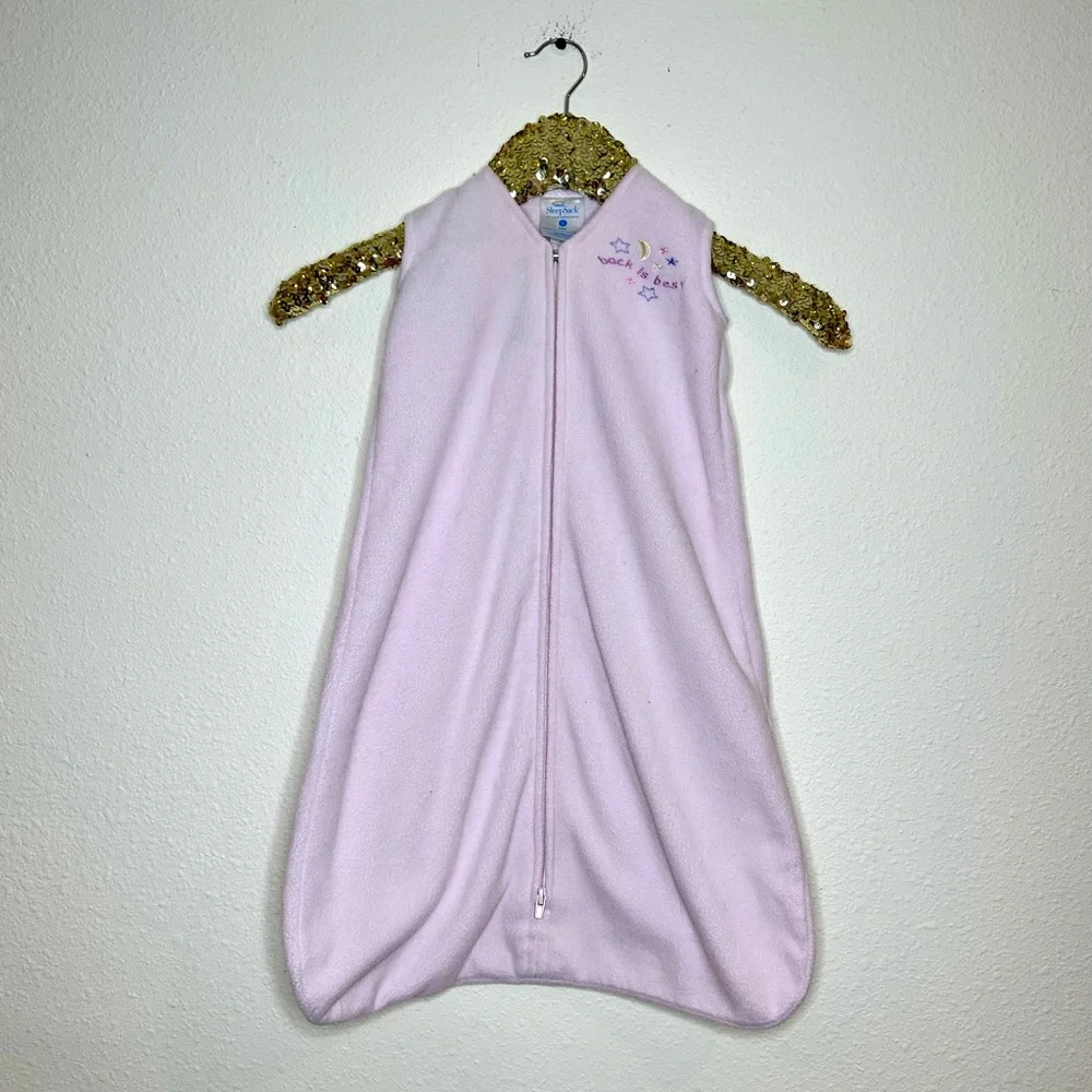 Halo Pink Fleece Cozy Pink Infant Sleep Sack Small 0-6 Months