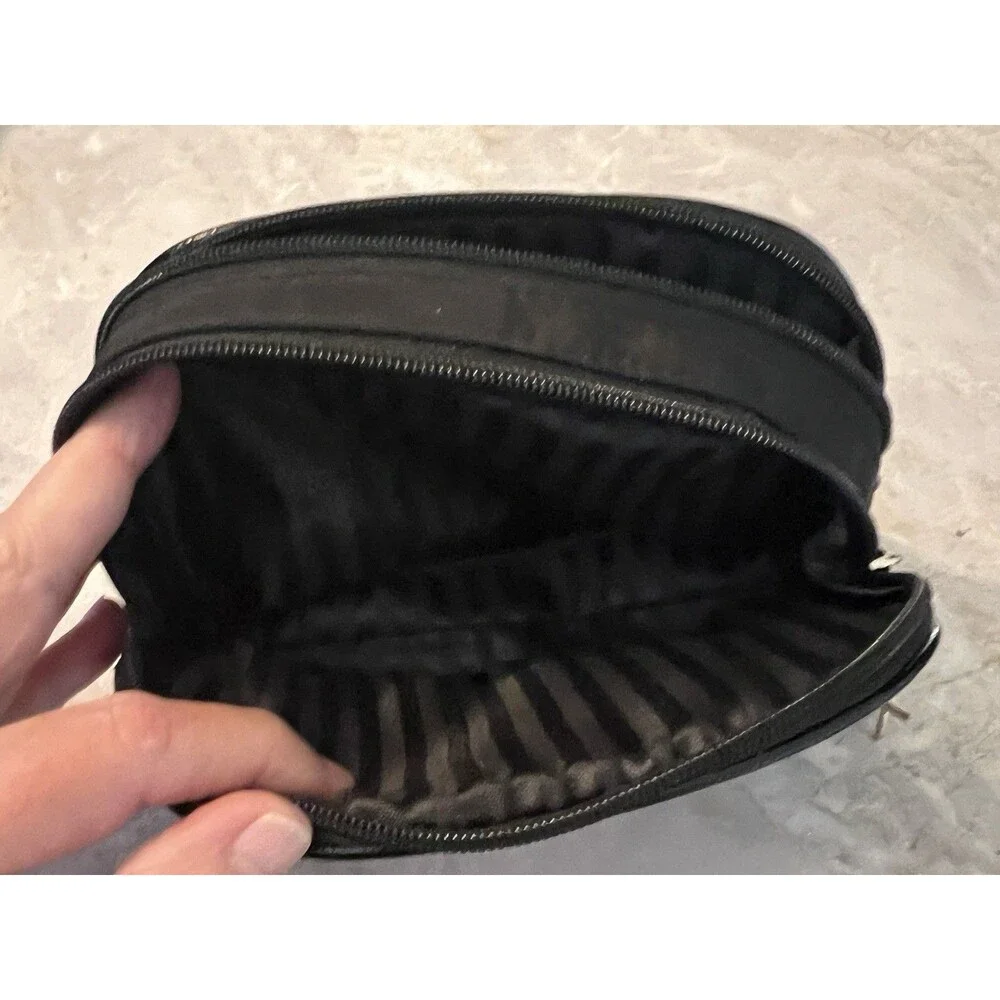 Victoria's Secret Runway Patch On-The-Go Beauty Makeup Cosmetic Bag Pouch Sequin