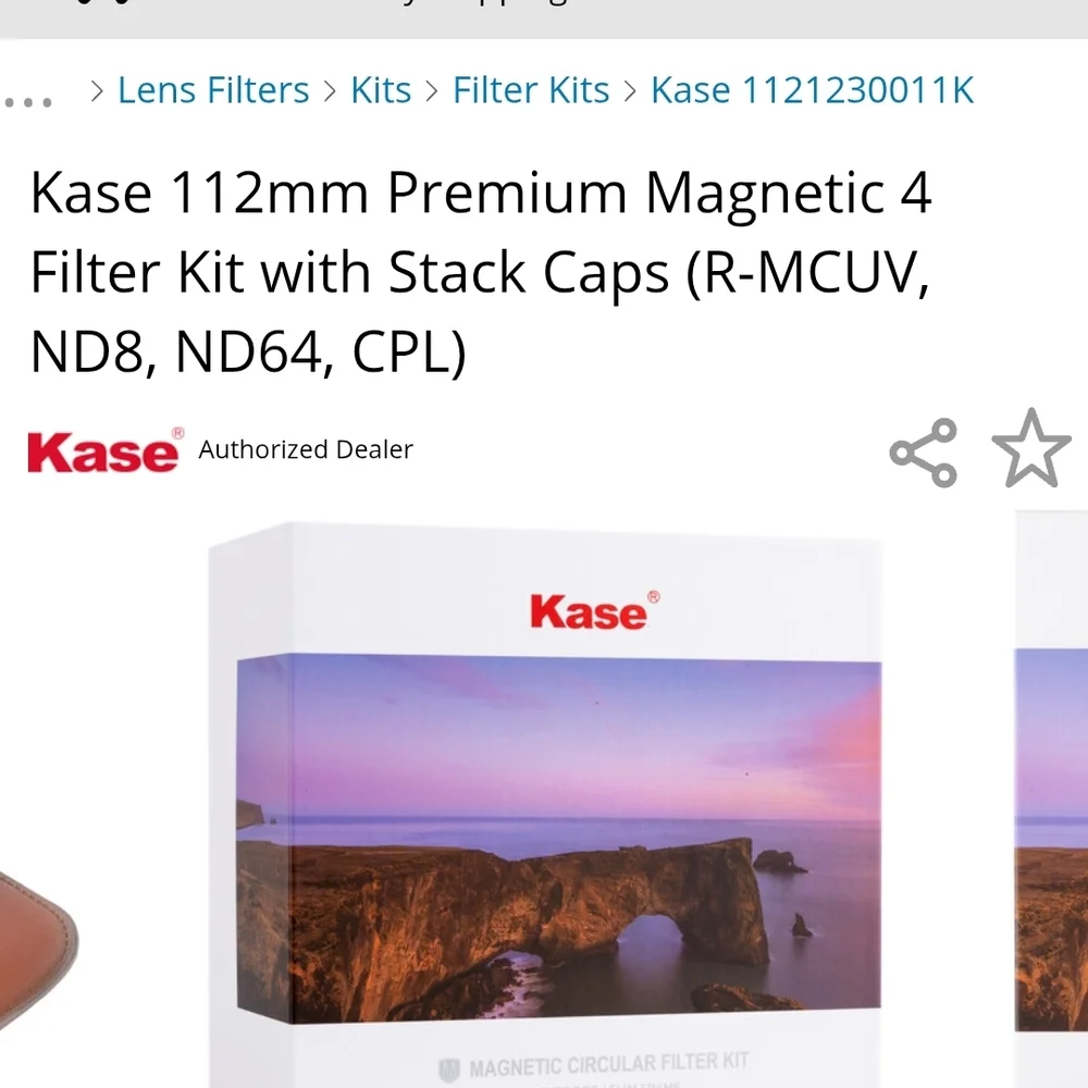 112mm Premium Magnetic Filter Kit - Black