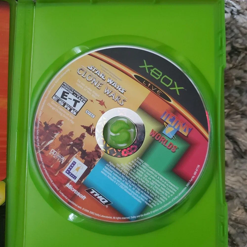 Star Wars: The Clone Wars / Tetris Worlds - 2-in-1 Original Xbox -100% Complete
