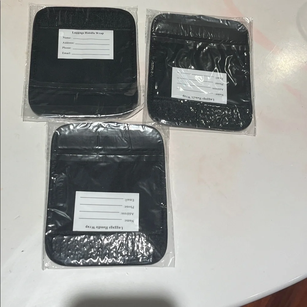 Luggage tags set three