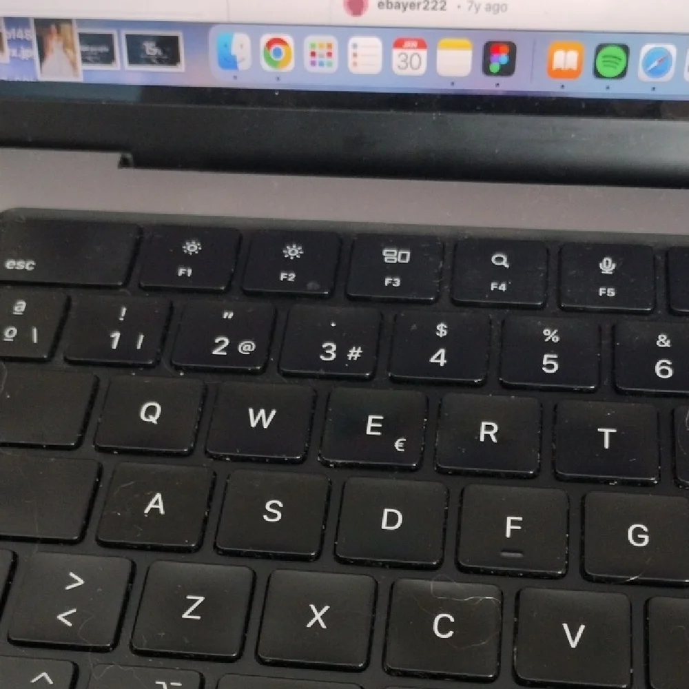 Apple Black Laptop Keyboard