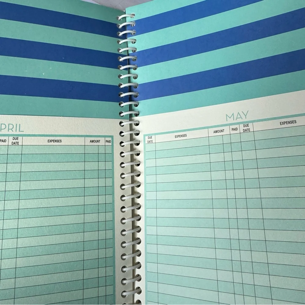 Home Finance Bill Organizer monthly pockets Budget planner NEW book