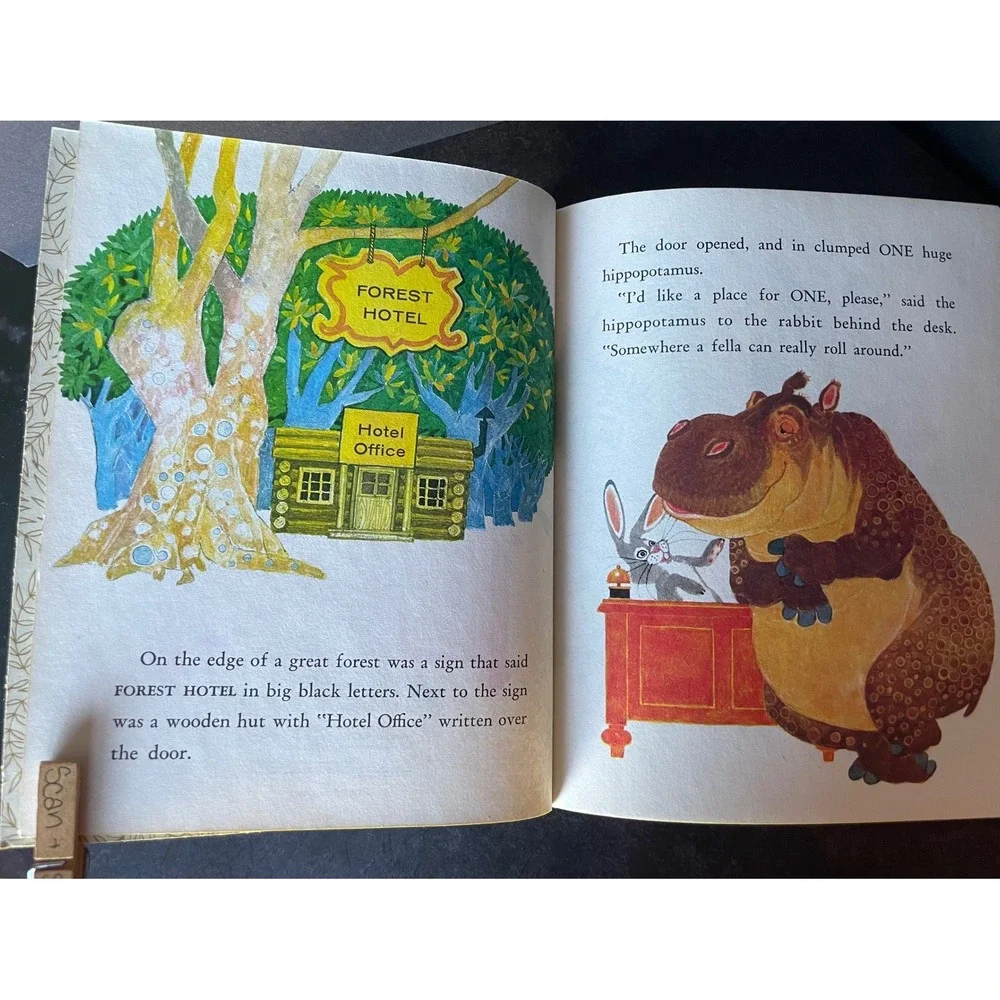 Little Golden Book forest hotel