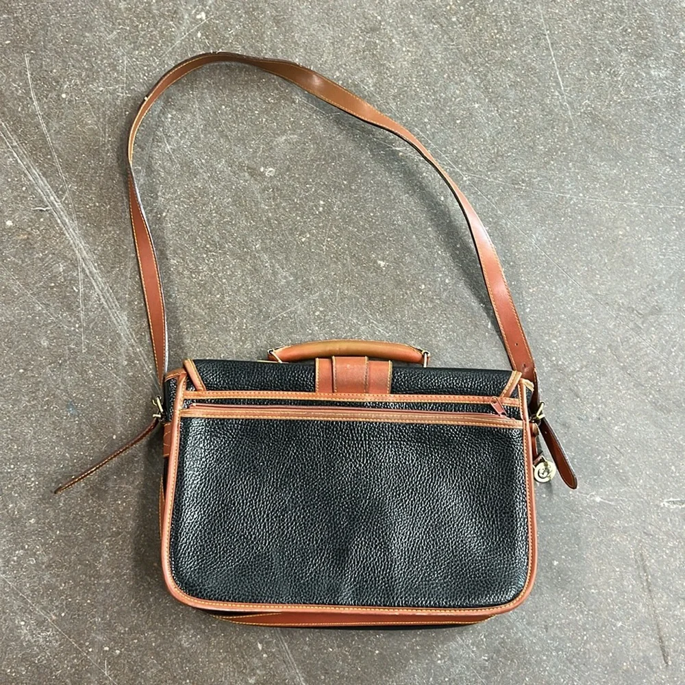 Dooney & Bourke vintage all weather leather briefcase messenger bag