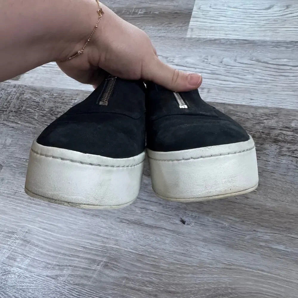 Vince black suede