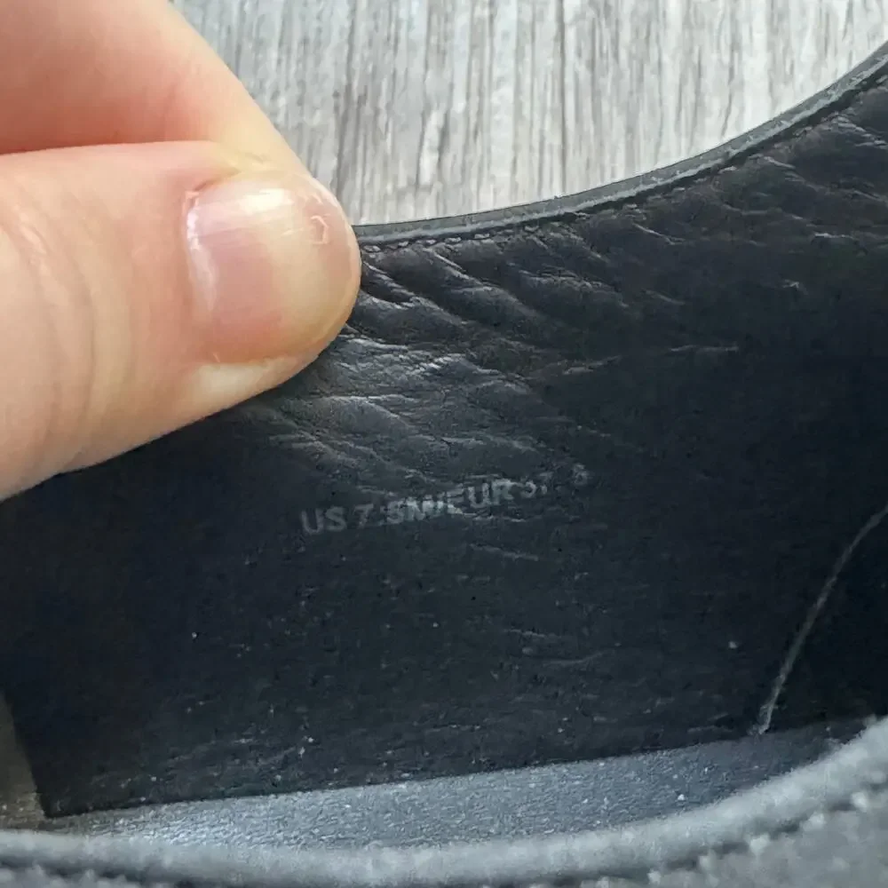 Vince black suede