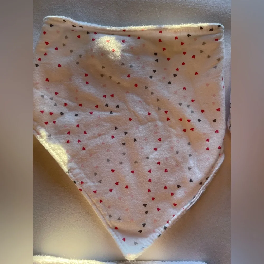 One size Animal Print and Polka Dot Baby Bandana Bibs