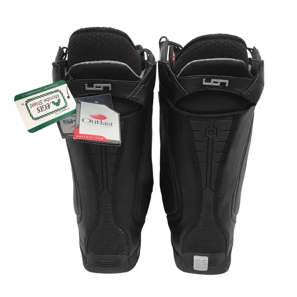 NEW Burton Ion Snowboard Boots! Size 12 Black Synthetic Leather Top of the Line