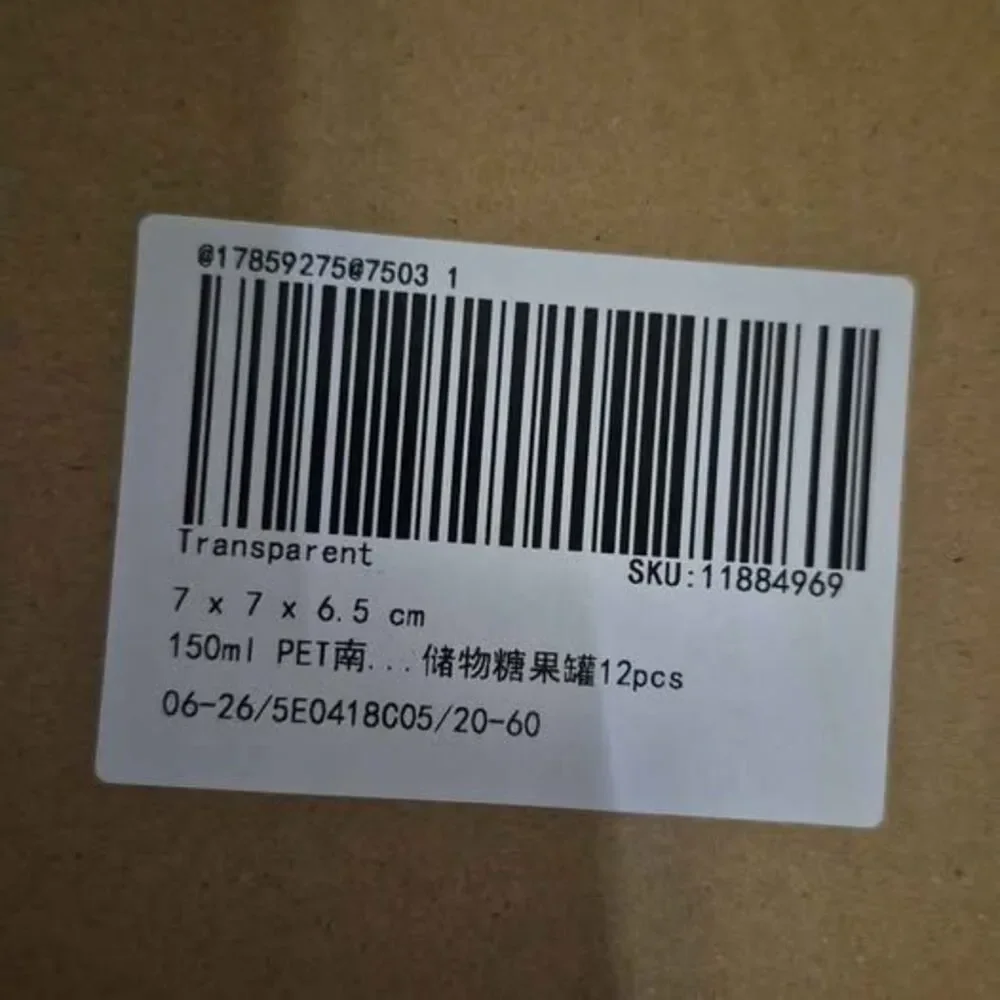 N/A 12pcs transparent