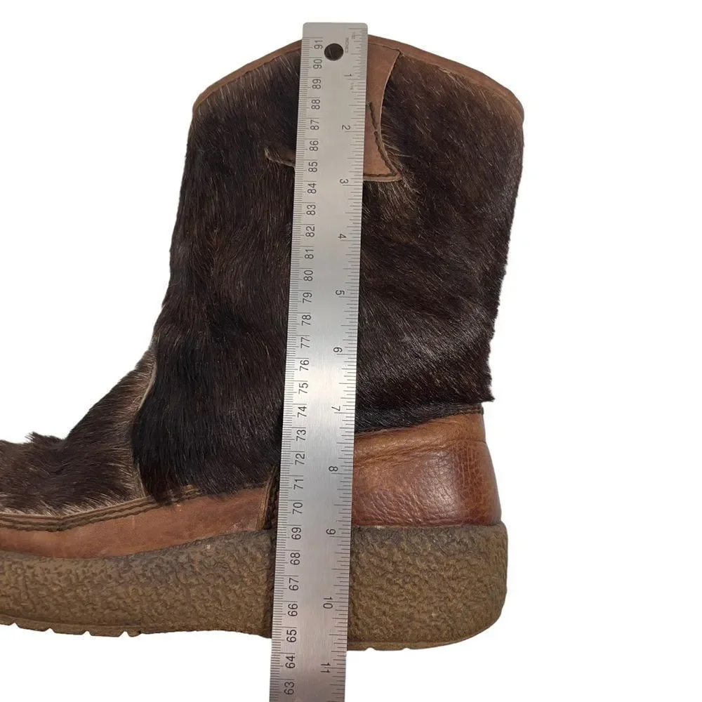 Vintage Como Goat Hair Apres-Ski Boot
