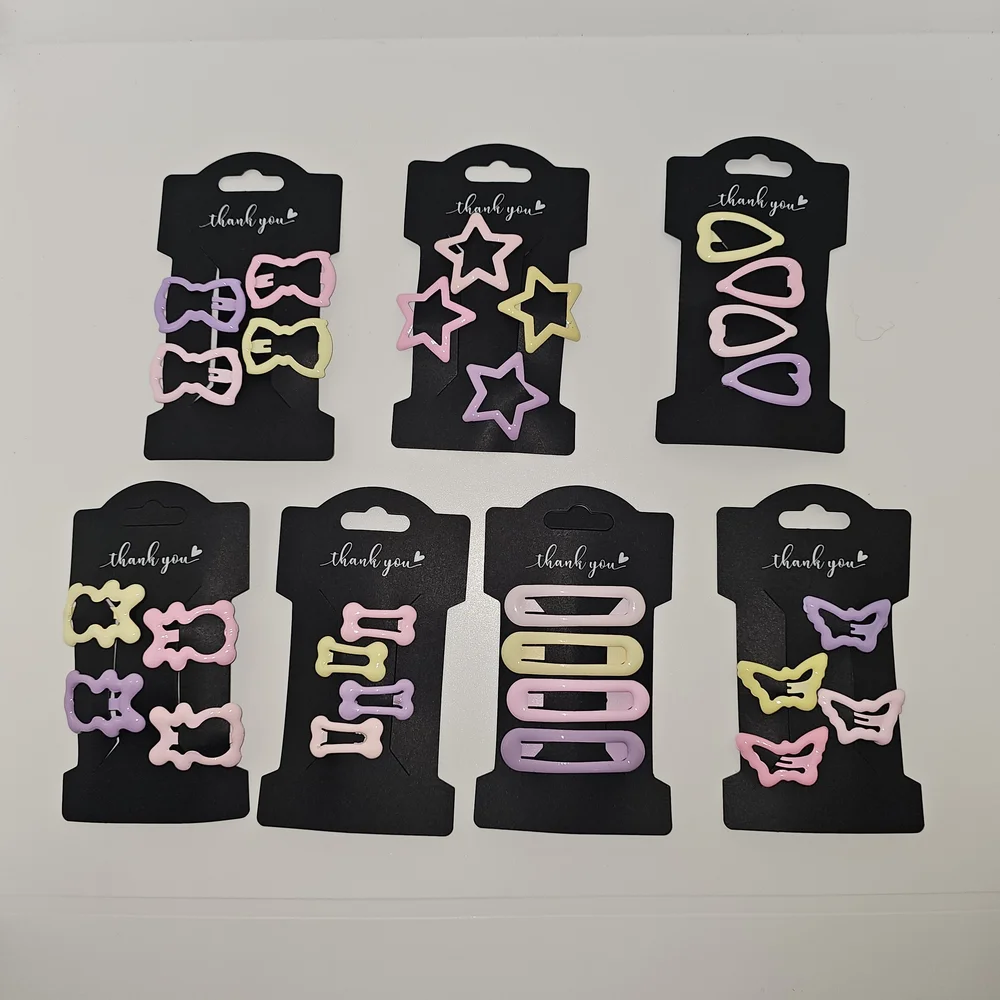 Colorful Kids Hair Clip Set Of Four - Select Style