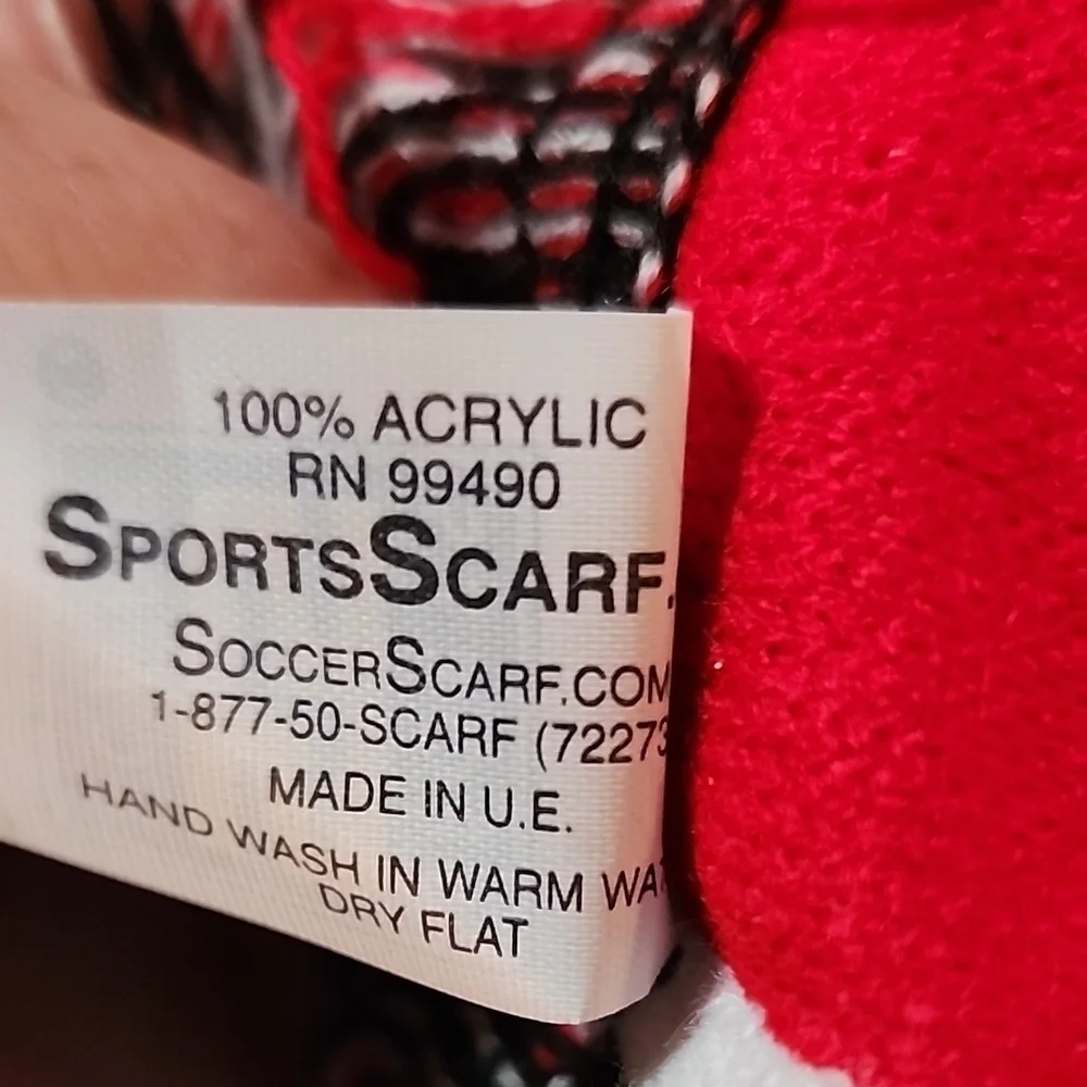 Lone Star soccer club 10th anniversary 2014 red scarf