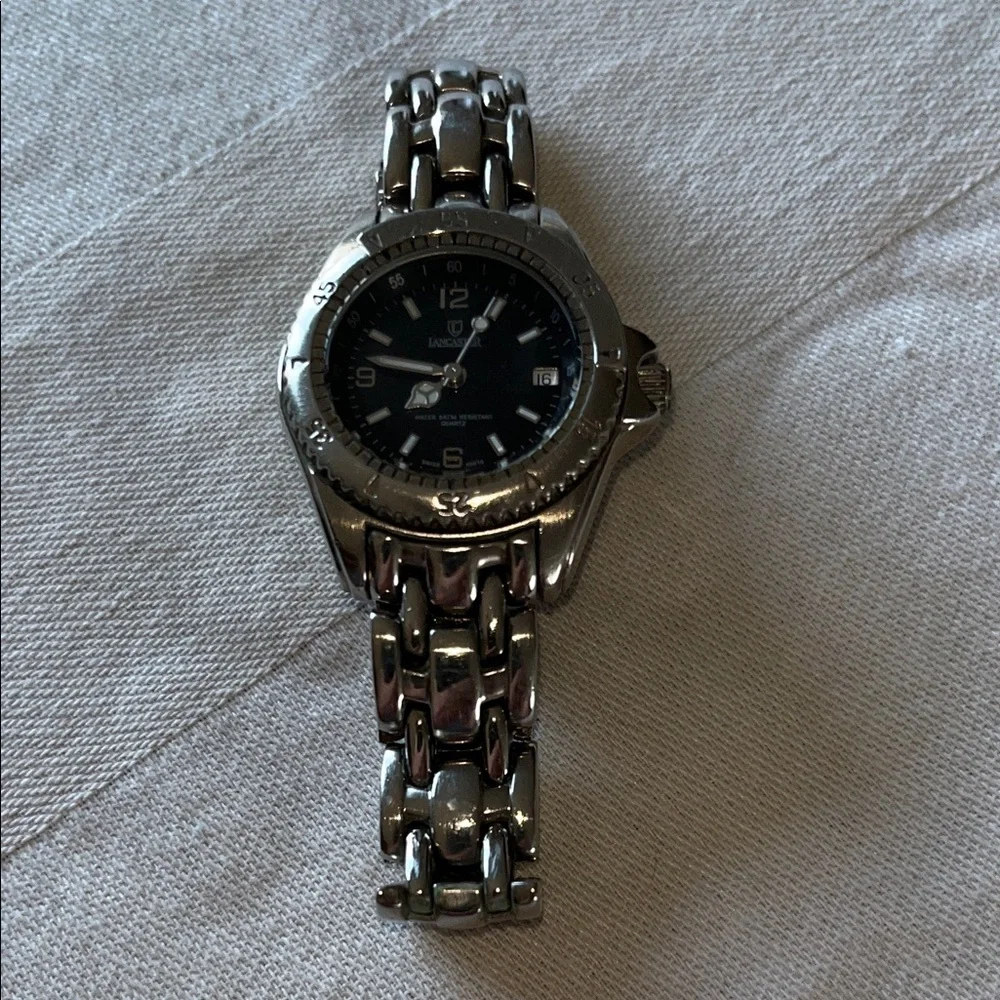 Vintage Lancaster Ladies Wristwatch Stainless Steel Watch