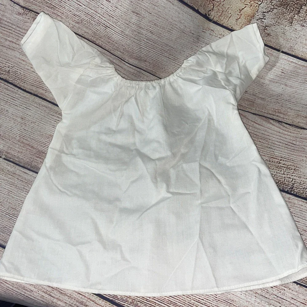 American Girl Doll Pleasant Company White Shirt Top Slip 1993 Vintage #3395