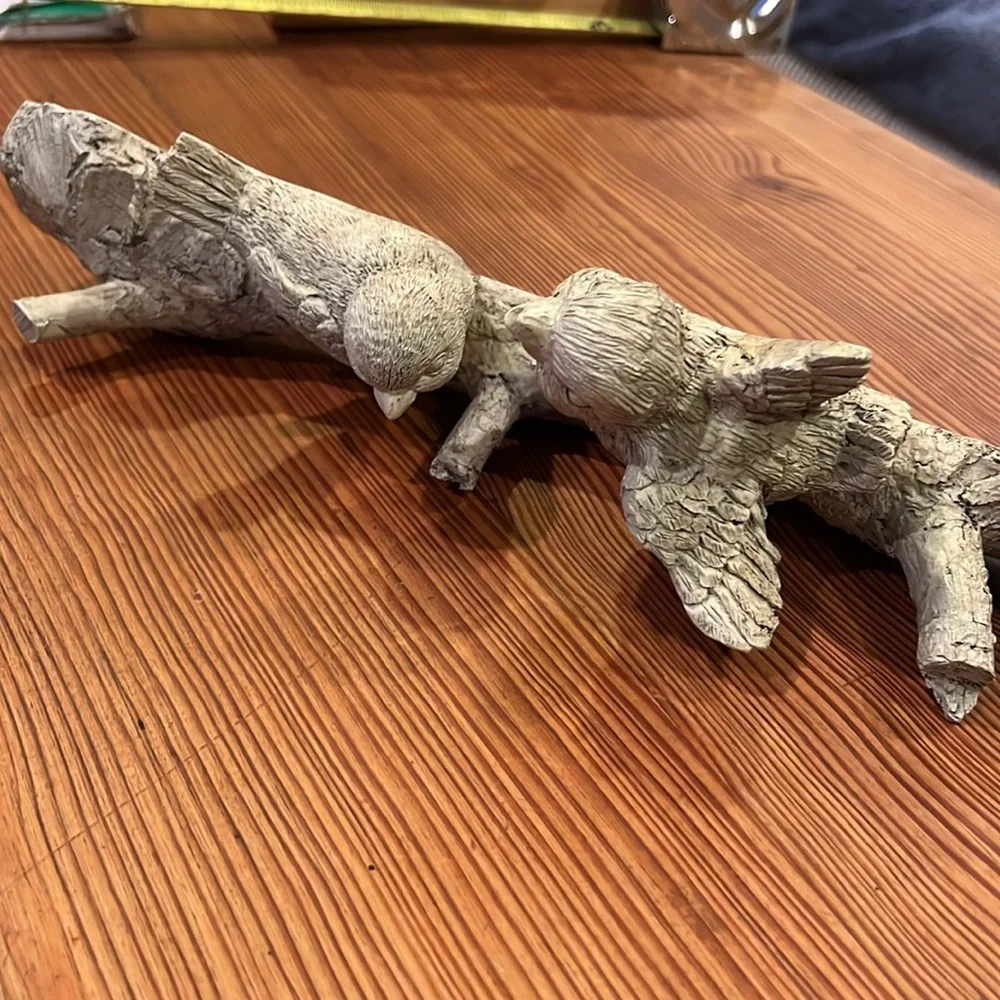 Vintage Bird Wall Hooks- Resin & Crushed Stone