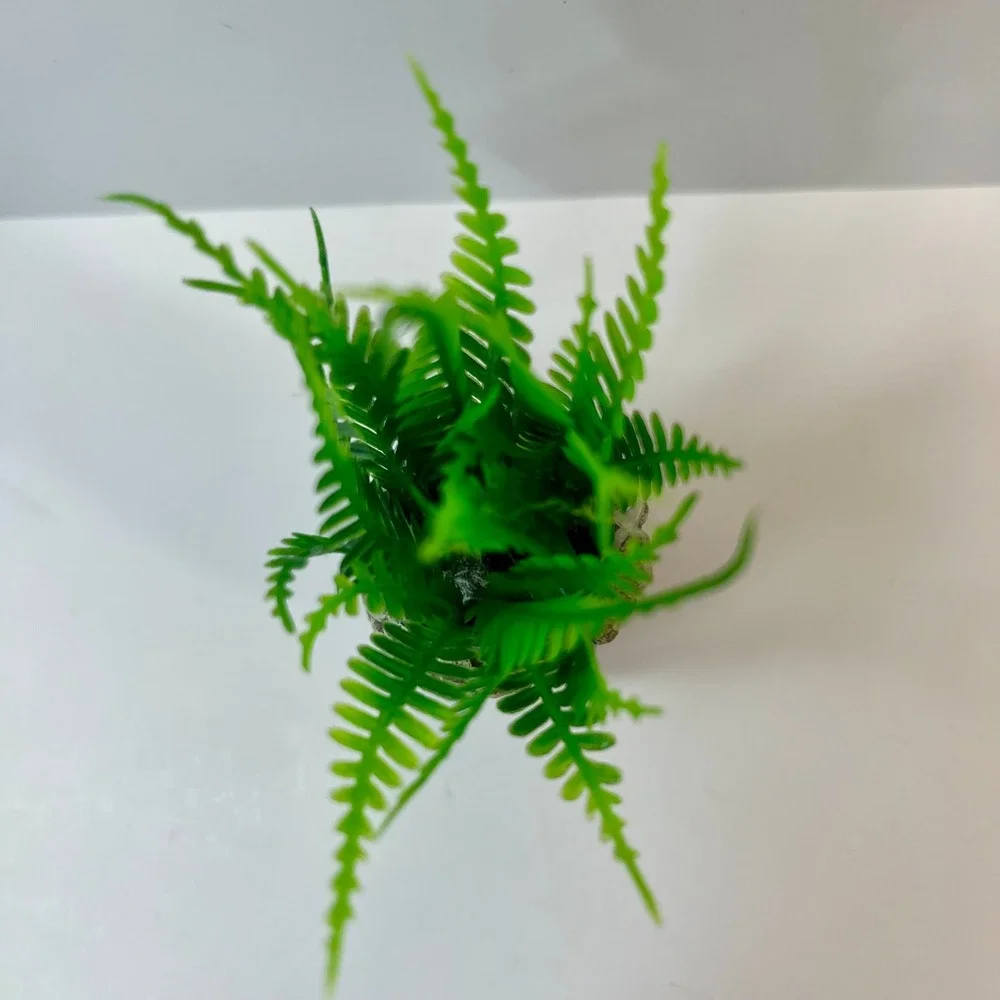 Top Fin Zen Head Ornament S Buddha Aquarium Decoration Artificial Fern 5300953