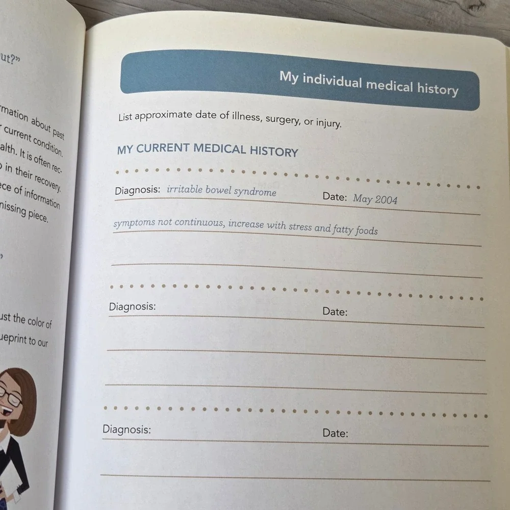 My Handy Little Health Journal 2013 Wellness Tracker Medical Organizer