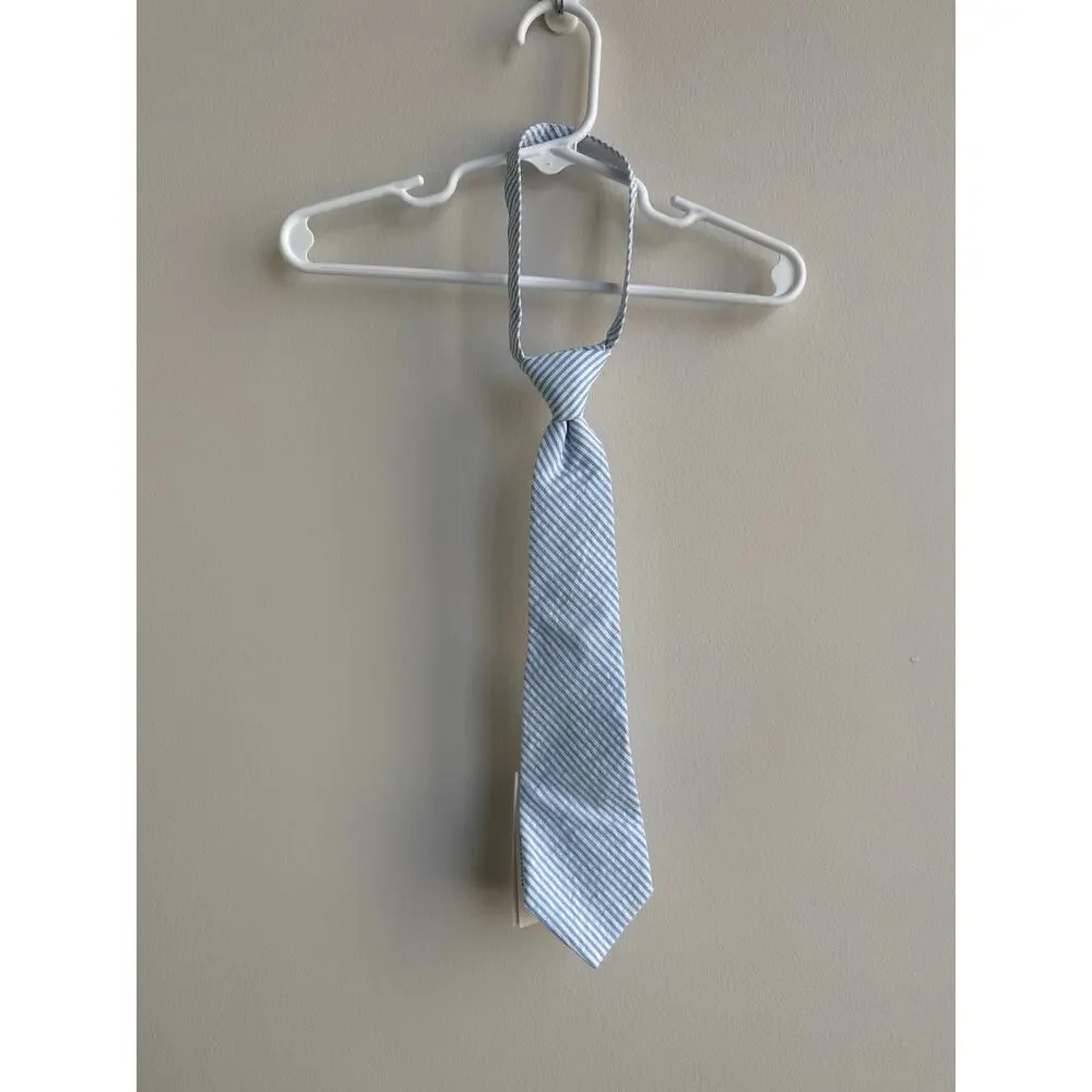 NWT Boys Blue and White Striped Tie