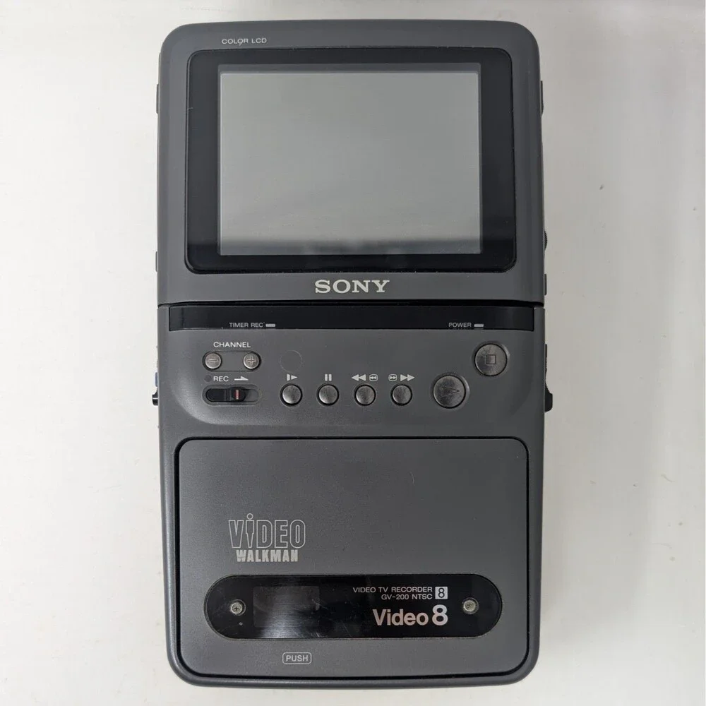 Sony GV-200 Handheld Video Walkman TV Recorder Color LCD Video8 For Parts Repair