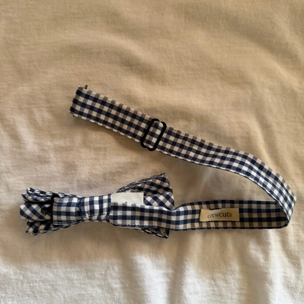 Boy’s Classic Blue Checkered Bow Tie from Crewcuts (J.Crew)