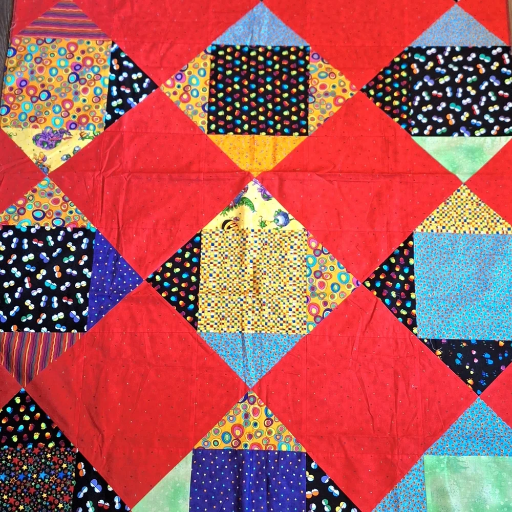 Handmade vibrantly colored