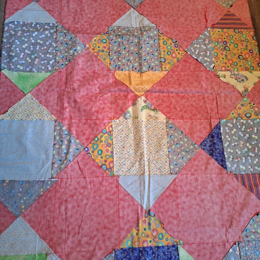 Handmade vibrantly colored