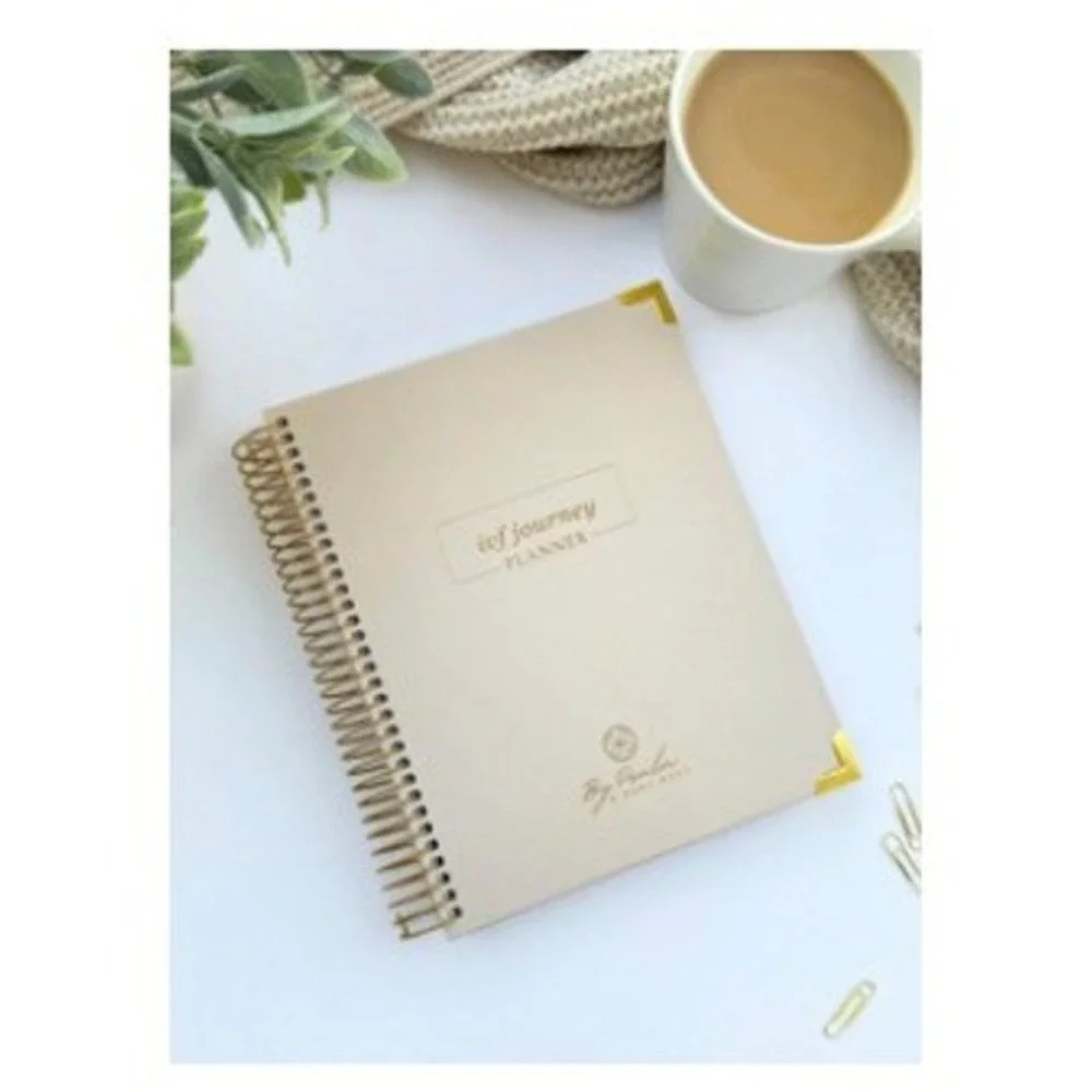 By Psalm Baby Dust IVF Journey Planner Gold Spiral‎ Bound Tabs