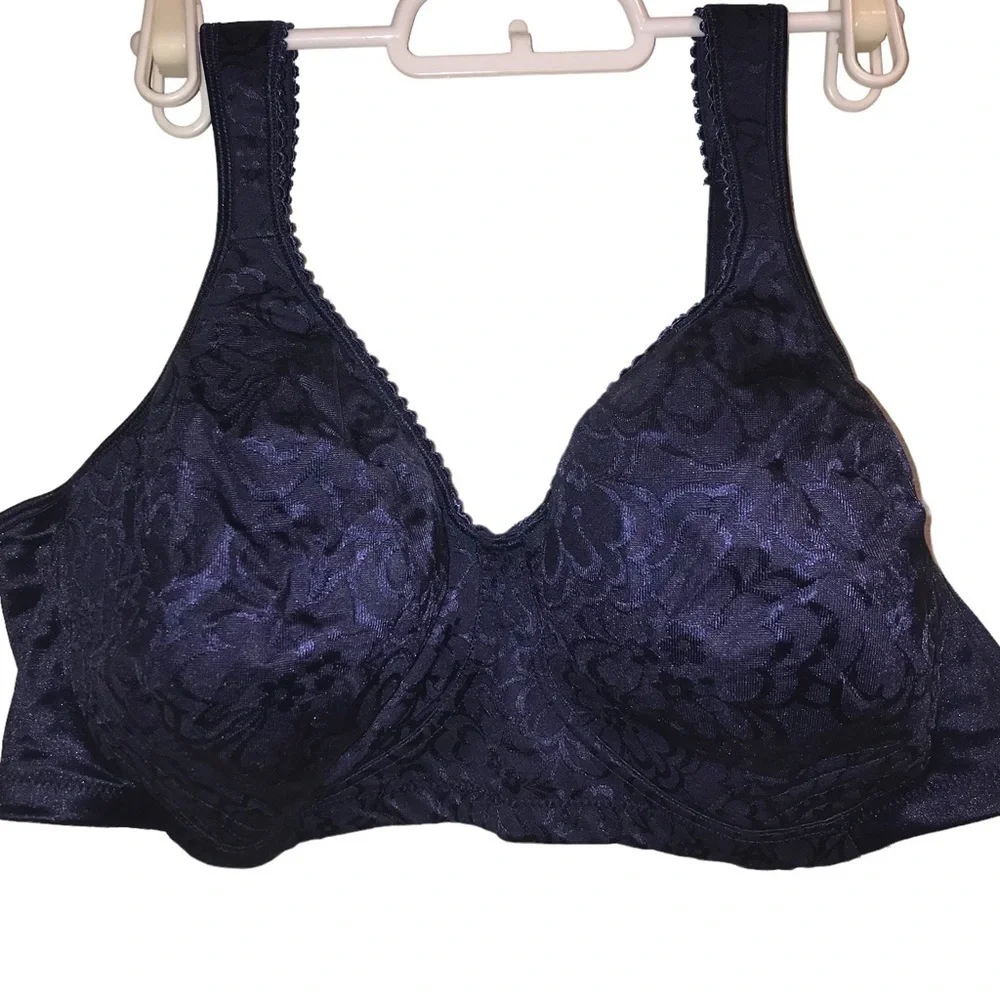 Playtex 18 Hr Ultimate Lift Support Wire Free Bra Blue 44C