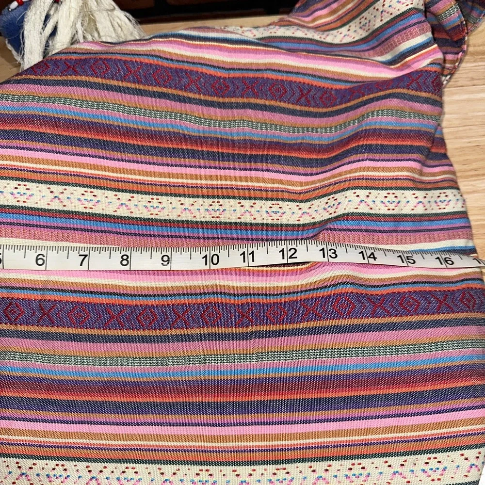Colorful Striped Women's Bag