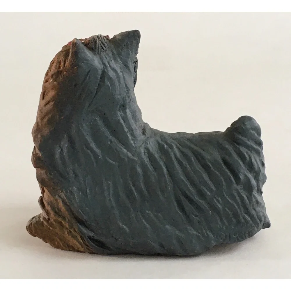 Vintage 1980s Yorkshire Terrier Figurine