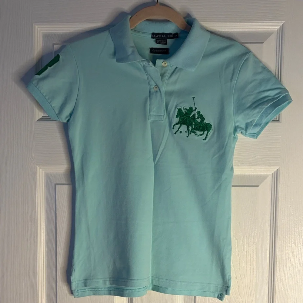 Ralph Lauren see shirt blue