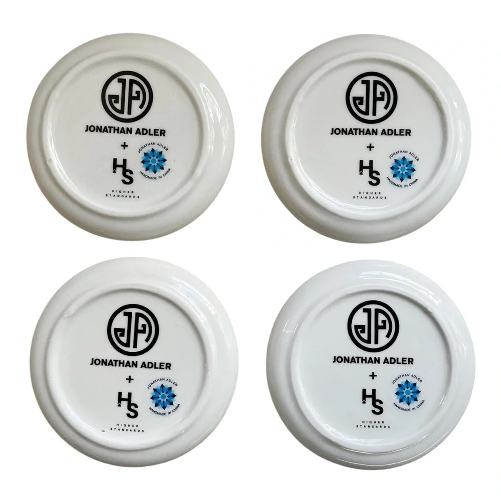 RARE Higher Standards X Jonathan Adler Ltd Edition Smolder Coasters, Set of 4