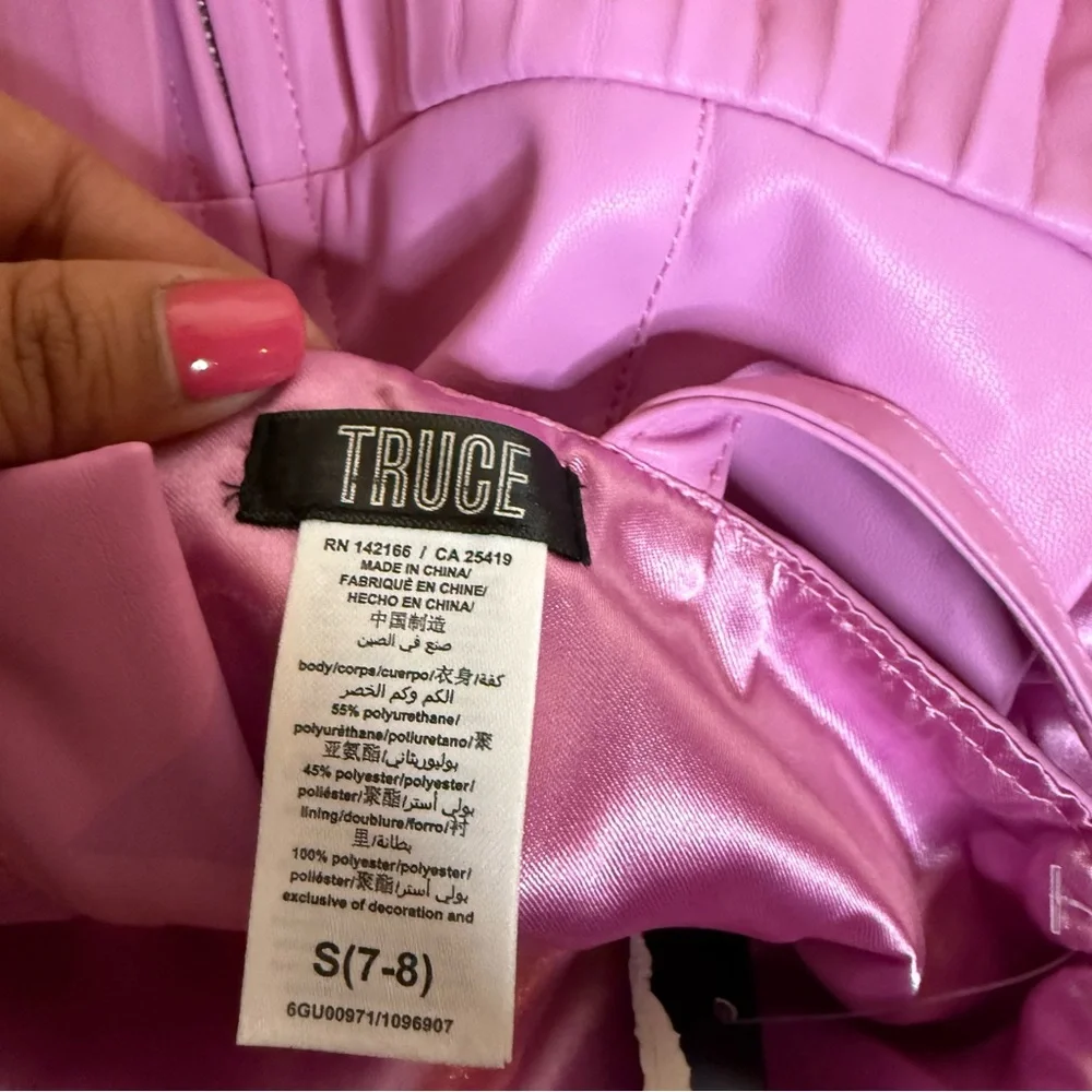 TRUCE pink faux
