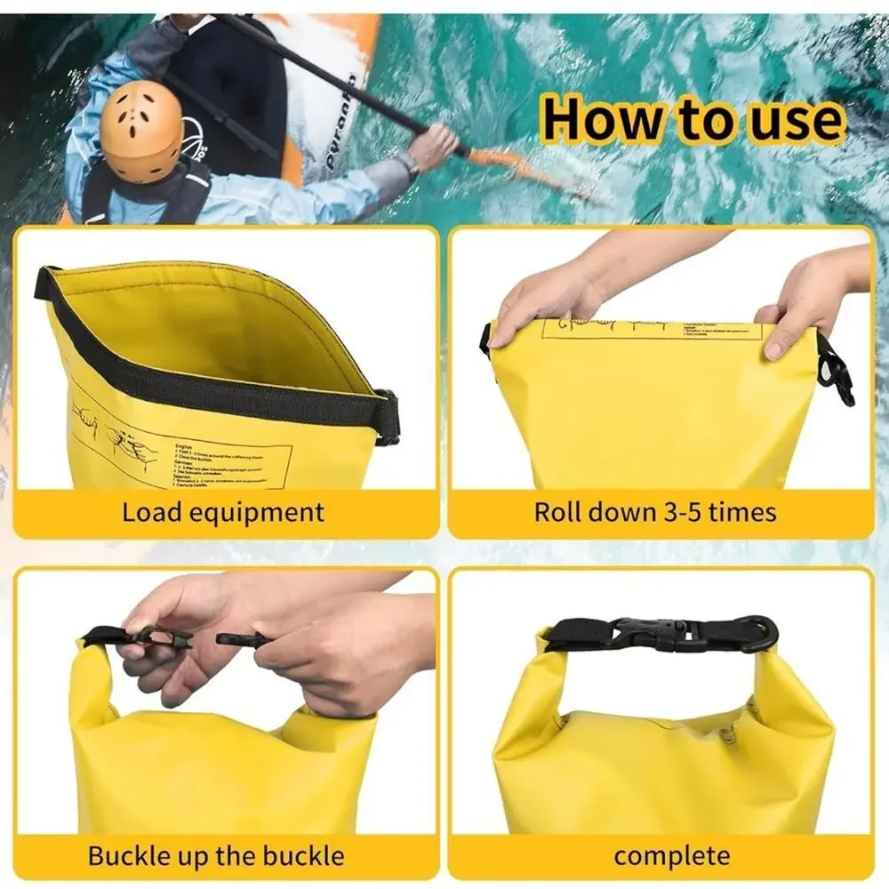 Dry Bag Waterproof for Women Men,10L Rolled Lightweight Dry Storage Bag Backpack