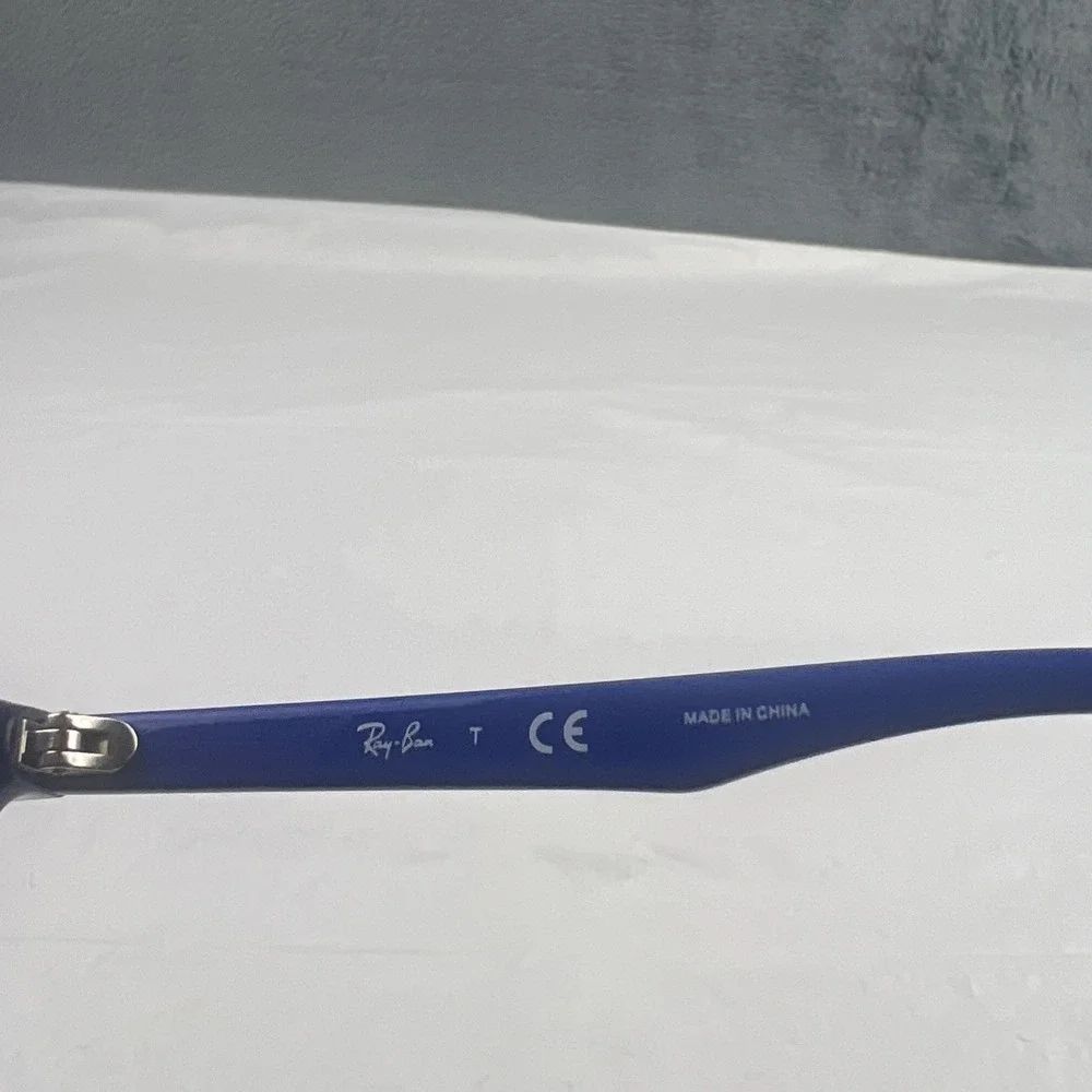 RAY-BAN JR RB1584 3686 Navy Blue Crystal Eyeglasses Frame 48-16-125 EUC!