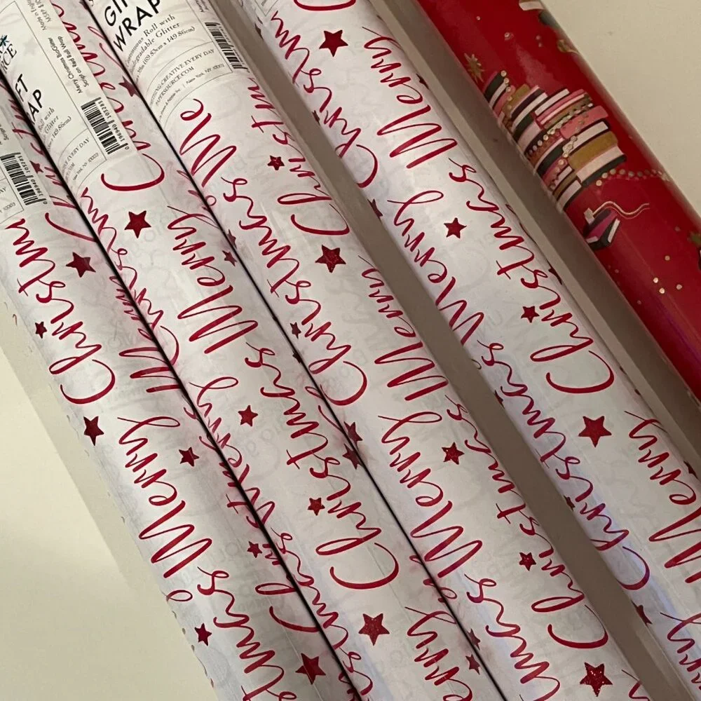 Christmas Wrapping‎ Paper Bundle by Paper Source – 5 Rolls 🎄 (new) (hol/x)