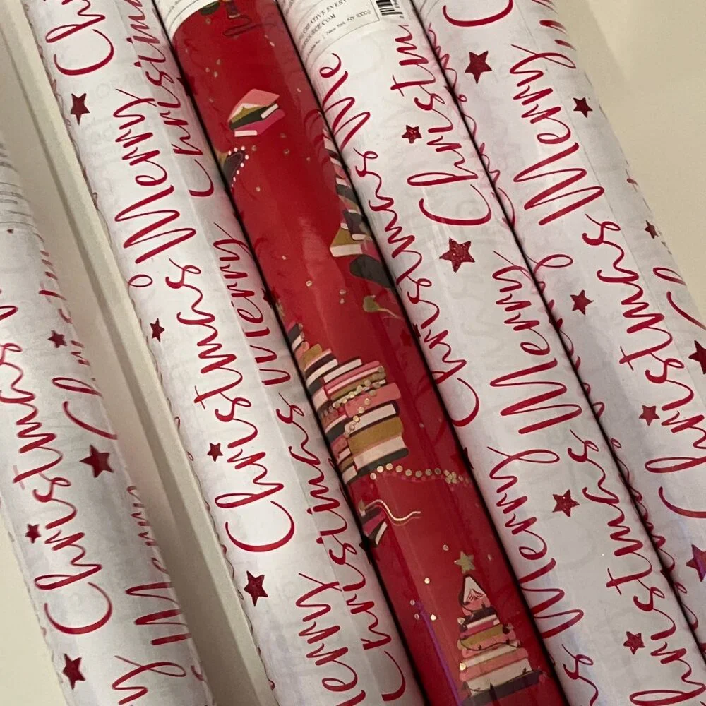 Christmas Wrapping‎ Paper Bundle by Paper Source – 5 Rolls 🎄 (new) (hol/x)