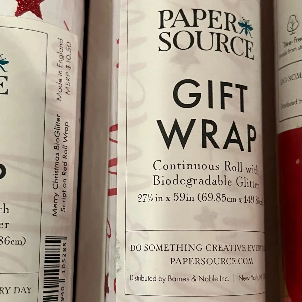 Christmas Wrapping‎ Paper Bundle by Paper Source – 5 Rolls 🎄 (new) (hol/x)
