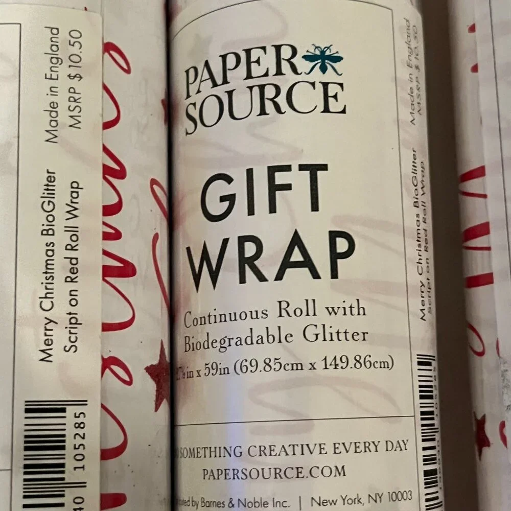Christmas Wrapping‎ Paper Bundle by Paper Source – 5 Rolls 🎄 (new) (hol/x)