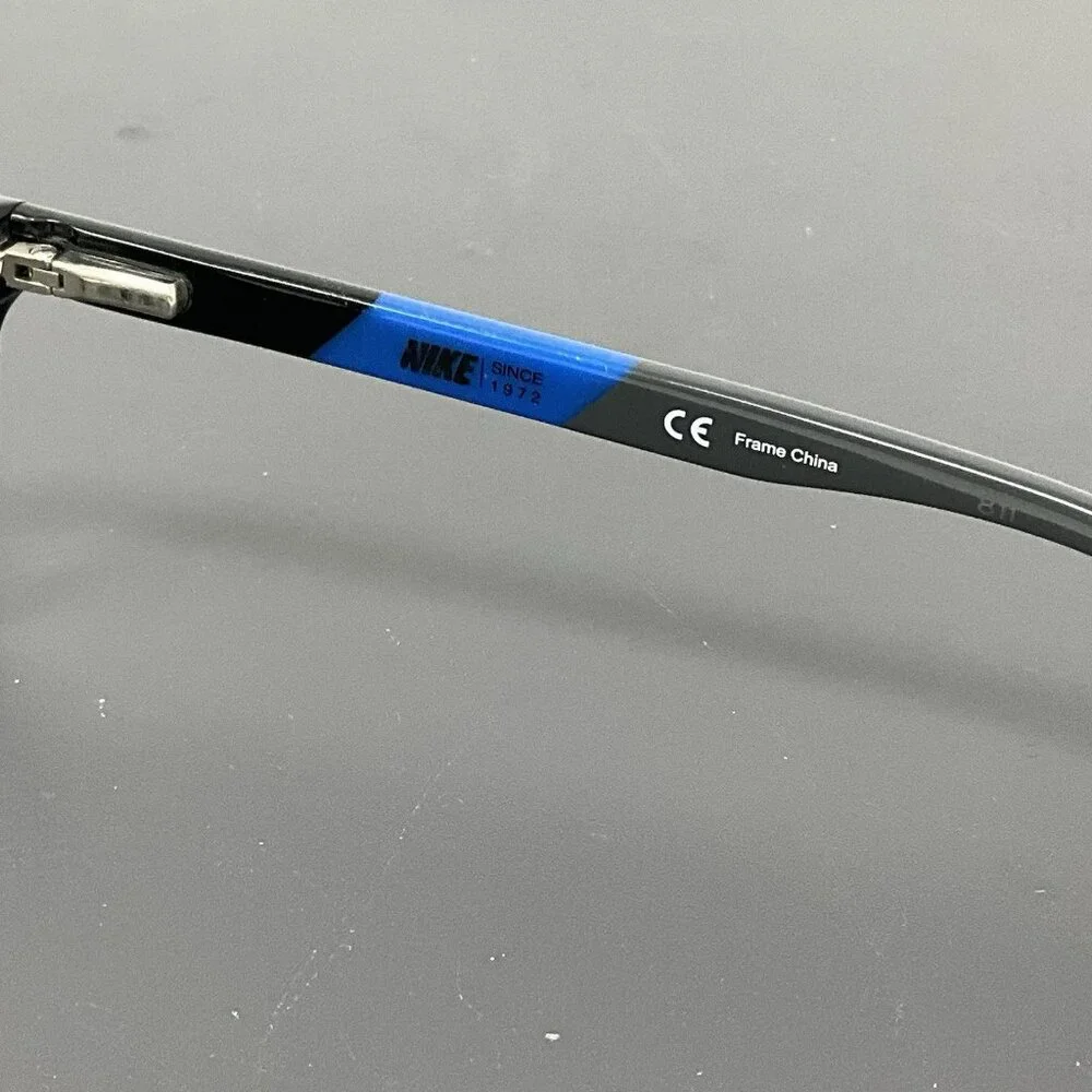 NIKE FRAMES ONLY EYEGLASSES 5538 013 BLACK / BLUE 46 [] 17 130