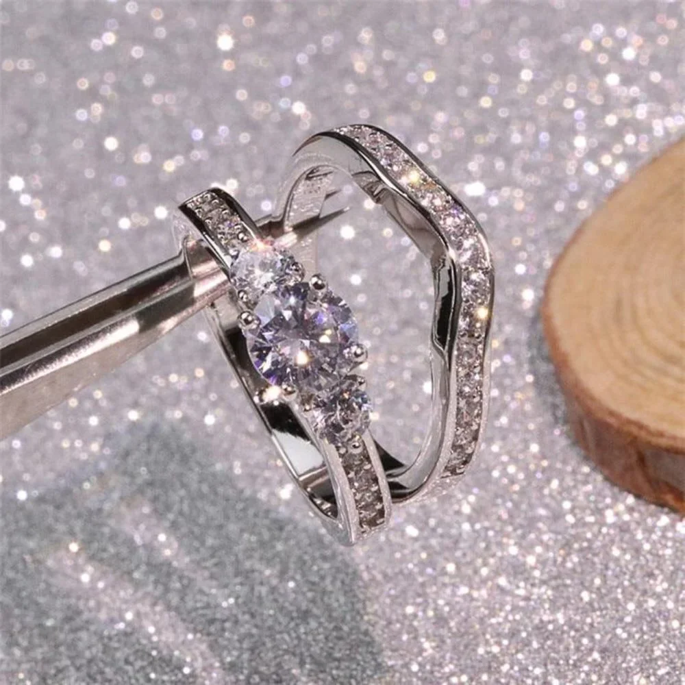 ❤️925 STERLING SILVER shiny round
