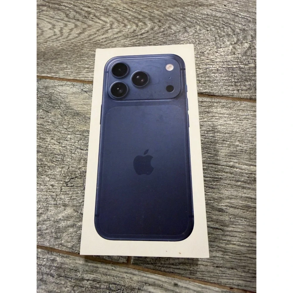 Apple iPhone 17 PRO EMPTY BOX Navy Blue Original 1TB MGT4LL/A OEM Gift Idea Gag‎