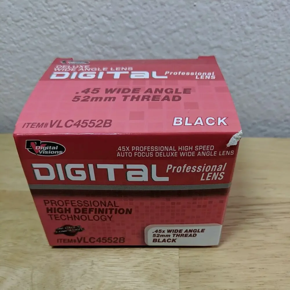 Digital Visions‎ .45 WIDE ANGLE 52mm THREAD - Digital Professional lens
