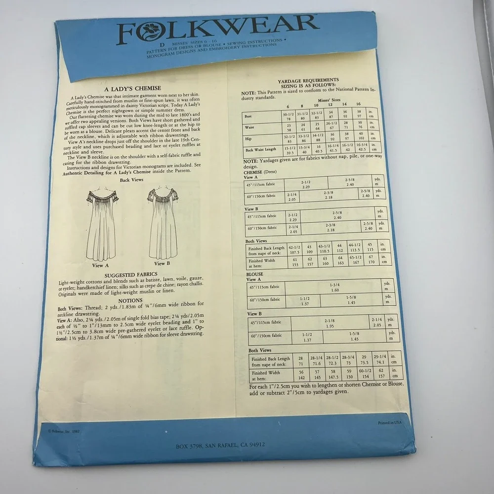 folkwear usa about item